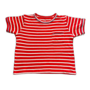 Oso & Me Willie T-Shirt Red Stripe Size 7